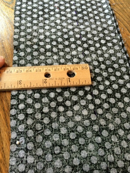 mark length of fabric