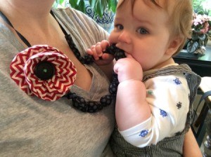 Fabric Teething Necklace