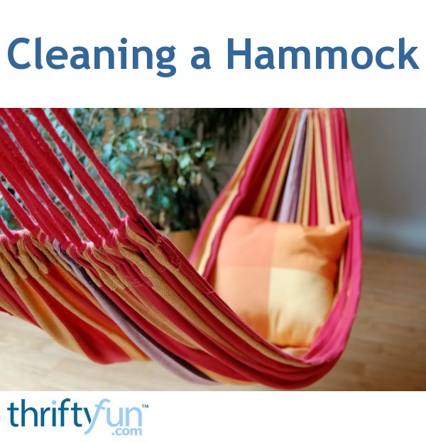 Cleaning a Hammock ThriftyFun