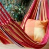 brightly colored hammock