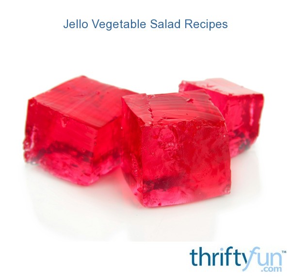 Jello Vegetable Salad Recipes ThriftyFun