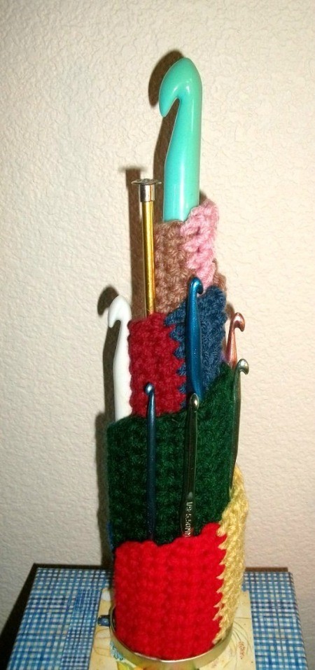 crochet hook storage tower