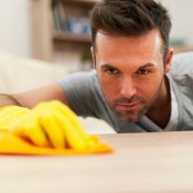 Man Polishing Furniture