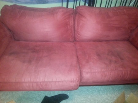 stains on suede couch