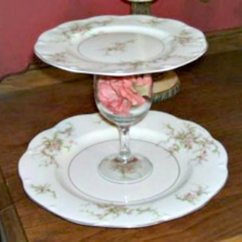 Making a Tiered Serving Dish ThriftyFun