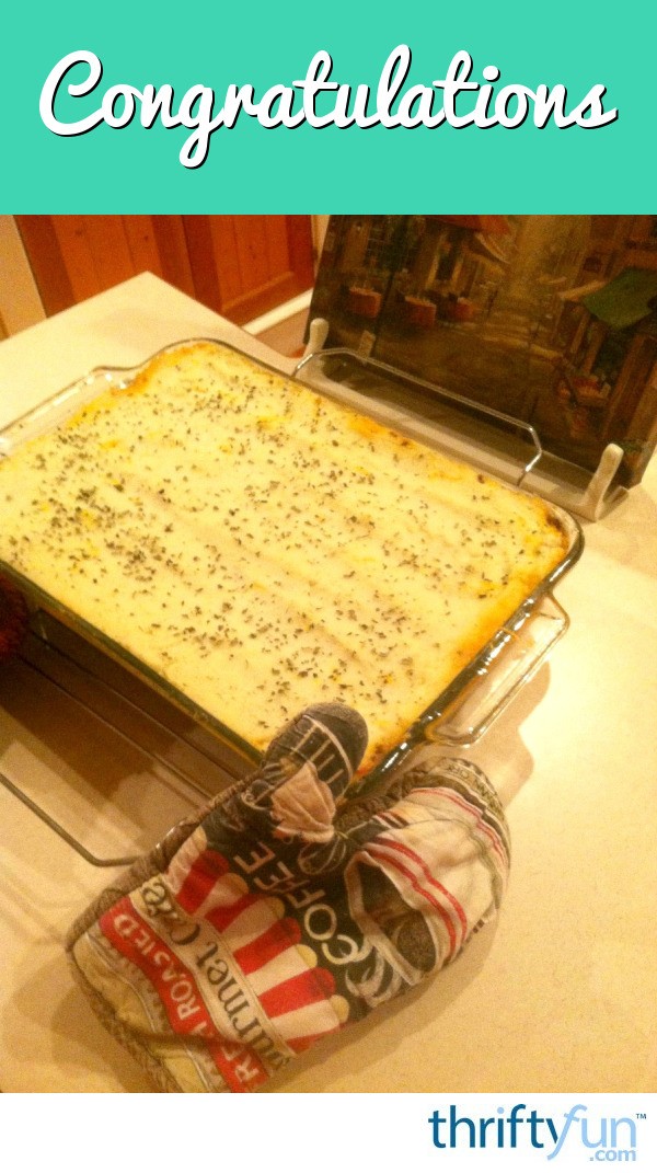 Congratulations Casserole ThriftyFun