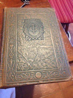 embossed cover of one volume