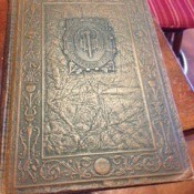 embossed cover of one volume