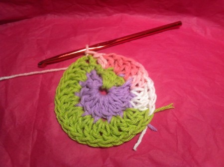 Round Hillbilly Dishcloth