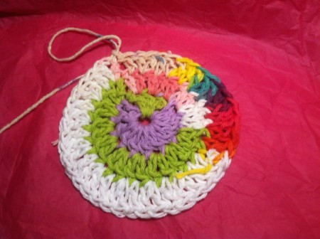 Round Hillbilly Dishcloth