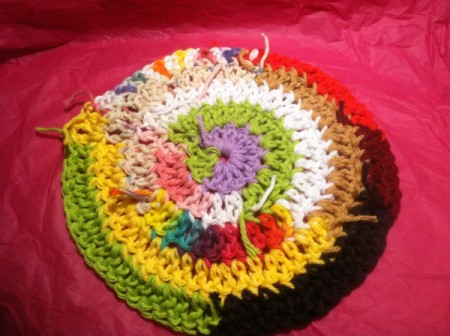 Round Hillbilly Dishcloth