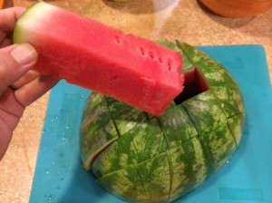 removing a watermelon stick 2