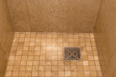 walkin shower drain