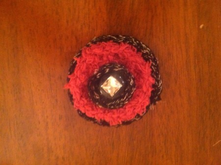Layered Circles Hair Piece - finished