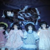 several dolls