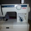 closeup of sewing machine bobbin.