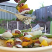 Mess-Free Kabob Assembly