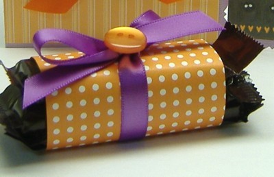 wrapped candy closeup