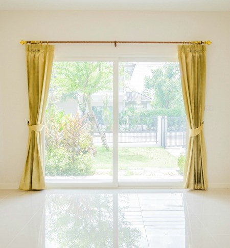 Yellowed Curtains