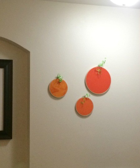 Embroidery Hoop Pumpkins 2