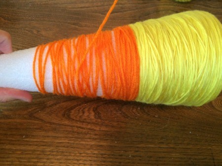wrap orange yarn 3