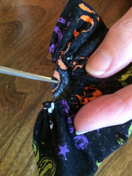 snip center of yo yo