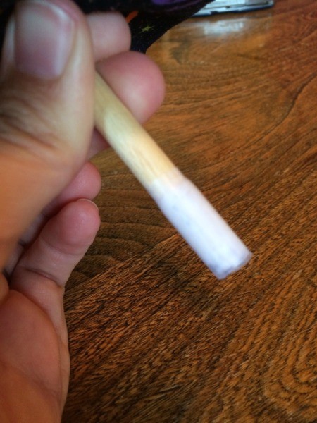 wrap tape around dowel