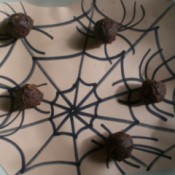 Spider Cookie Dough Truffles