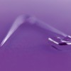 safety pin on purple background