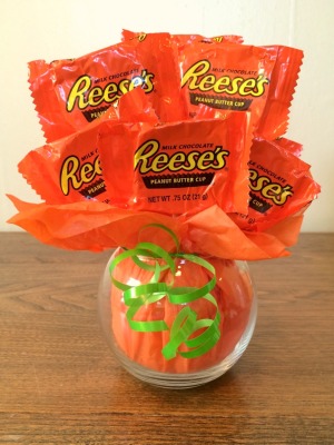 Mini Pumpkin Candy Bouquet