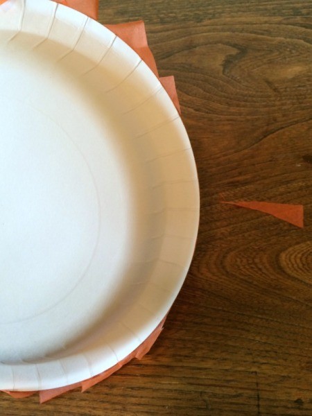 trim off excess paper