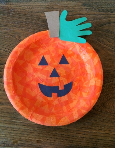 Making a Paper Plate Jack-O'-Lantern | My Frugal Halloween