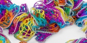 multicolored scarf