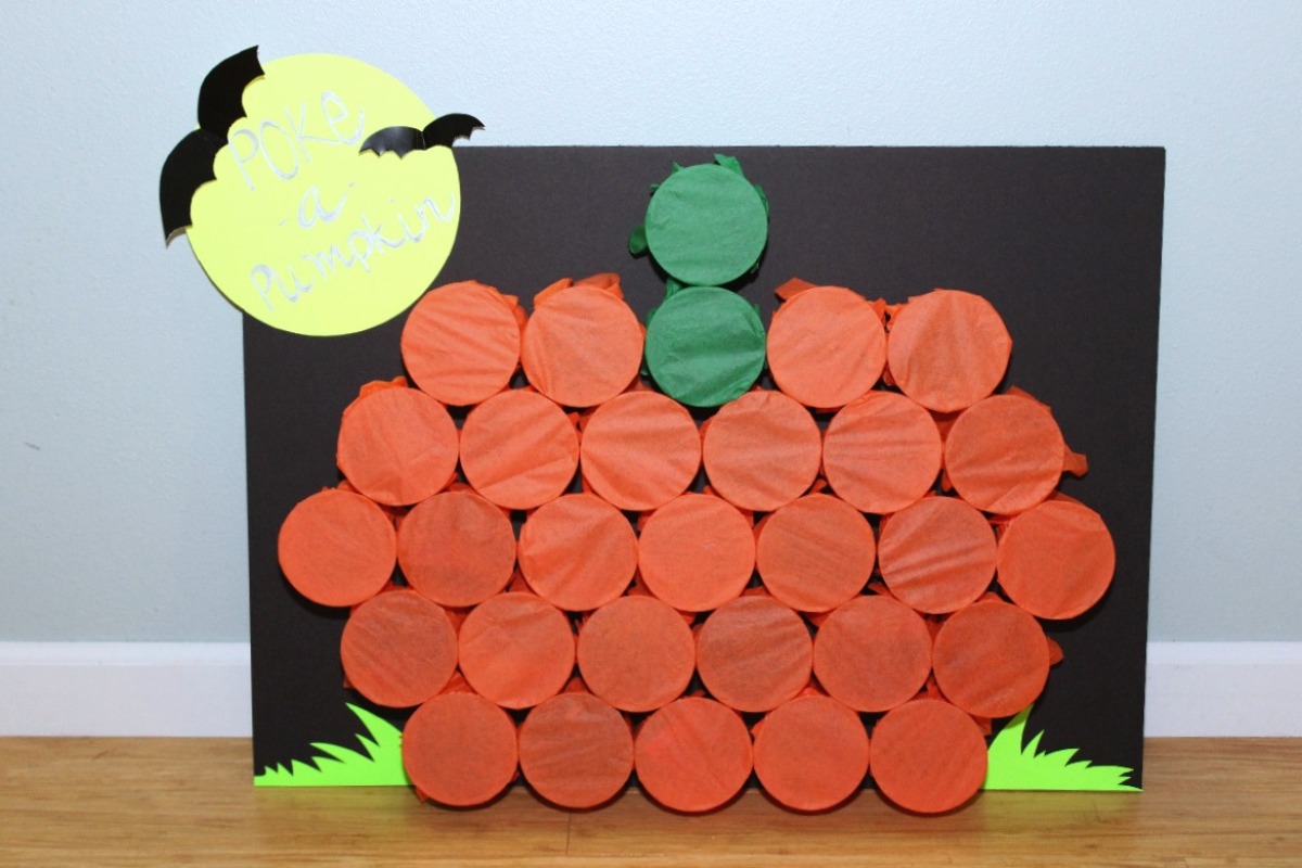 Making A Poke A Pumpkin Game My Frugal Halloween