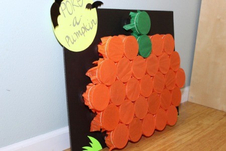 Poke-A-Pumpkin Game side view