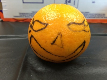 decorated orange