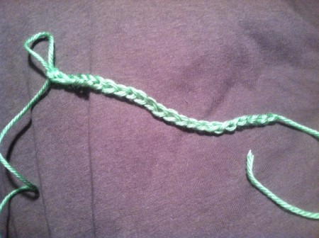 Crochet chain.