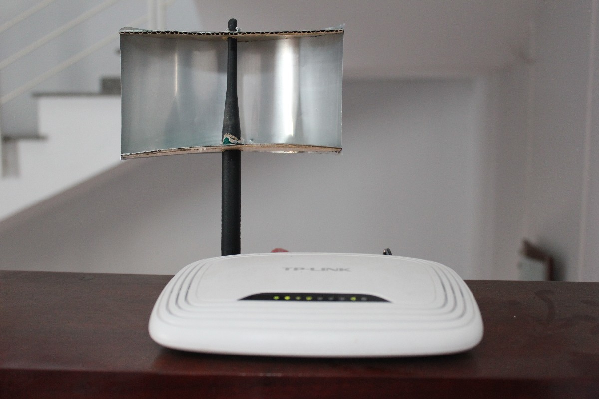 Handmade Wifi Signal Booster |
