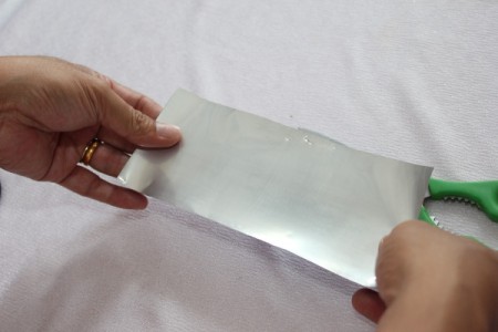 finished aluminum rectangle