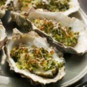 Platter of Oysters Rockefeller