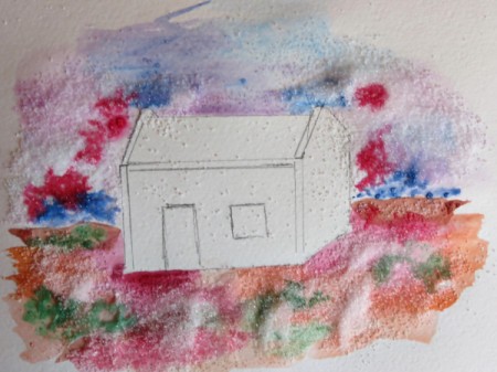 Naive Cottage Watercolor Card | ThriftyFun