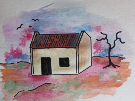 shadows added and tree