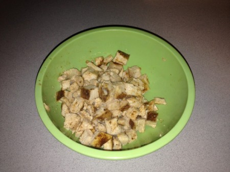 Chicken Tortilla Soup - chopped chicken