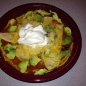 Chicken Tortilla Soup - add toppings