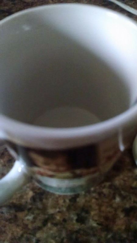 mug after cleaning