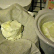 Crock Pot Yogurt - finished yogurt