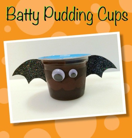 Making Batty Pudding Cups