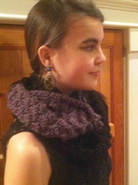 Textured Half Shell Cowl