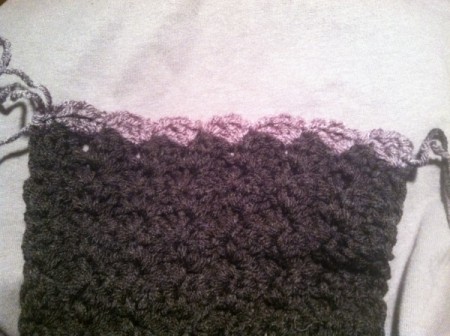 Textured Half Shell Cowl