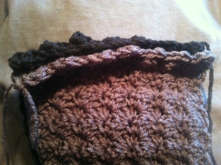 Textured Half Shell Cowl